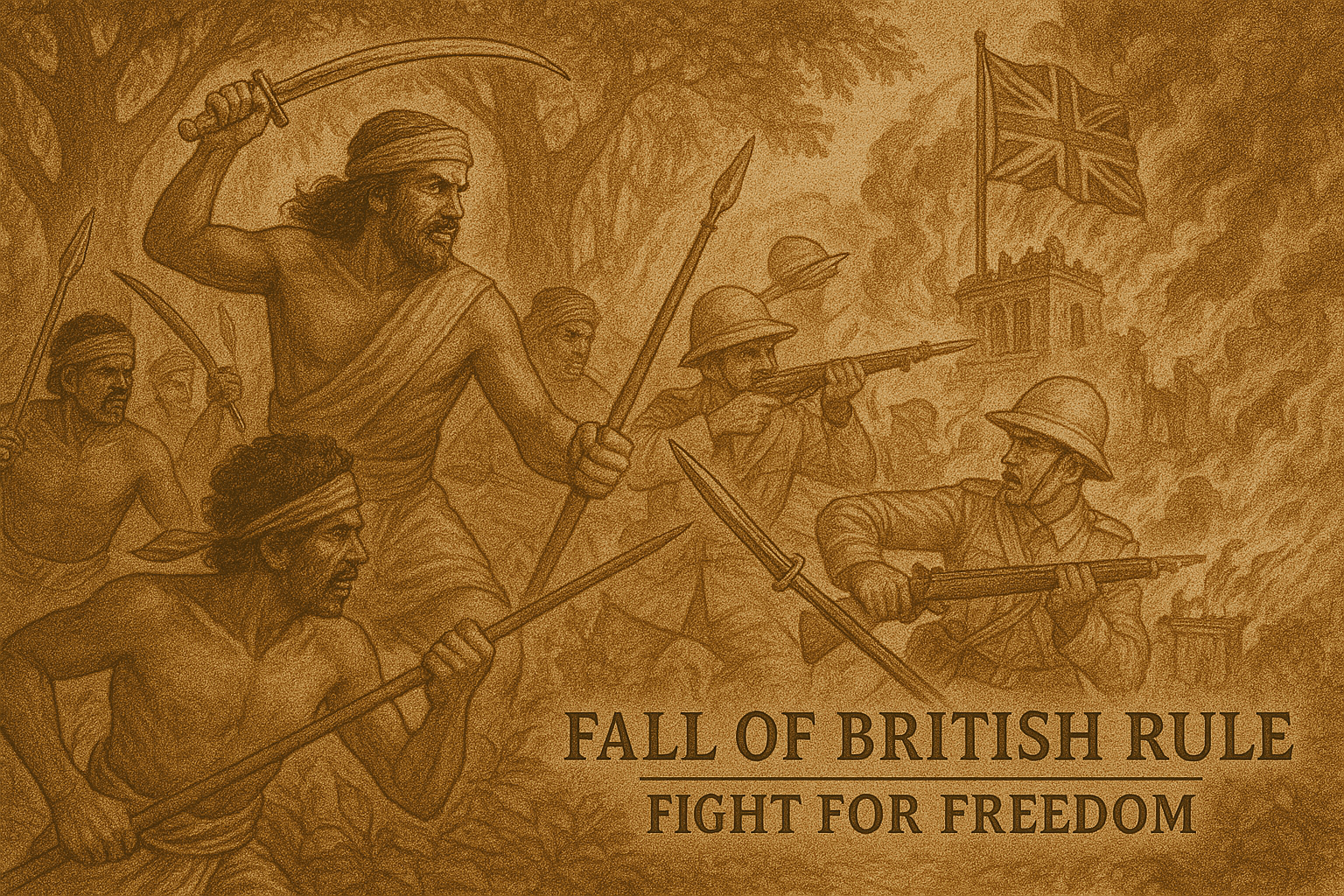 Fall of British